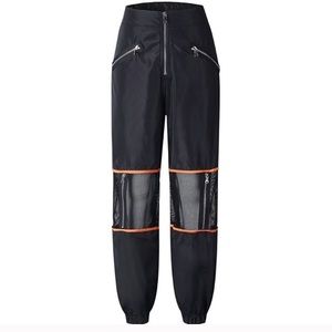 🖤🧡DOLLS KILL mesh panel track pants women’s S